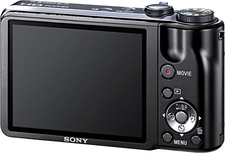 Sony Cyber-shot DSC-HX5V Back View