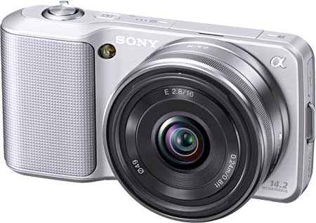 Sony NEX-3 with 16mm pancake lens