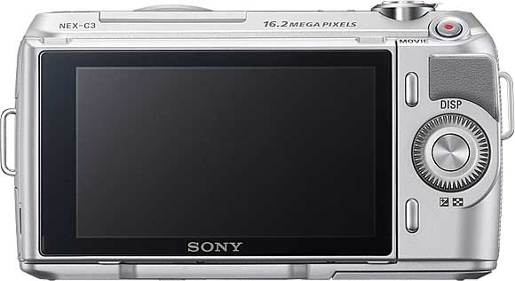 Sony NEX-C3 Back View