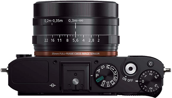 Sony Cyber-shot DSC-RX1 Top View