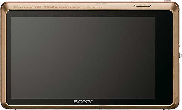 Sony Cyber-shot DSC-TX100 Back View