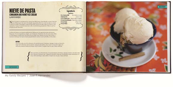 &copy; Juan F. Hernandez - My Family Recipes Courtesy of Blurb
