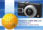 Panasonic LX1 wins DIWA Gold Award