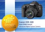 DIWA Awards: Canon 30D DSLR Wins Gold!