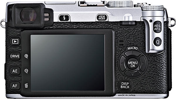 Fujifilm X-E1 Back View