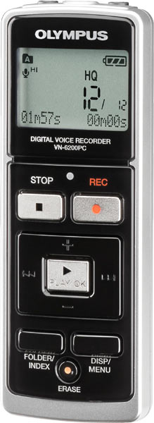 Olympus digital voice recorder vn-8500pc manual