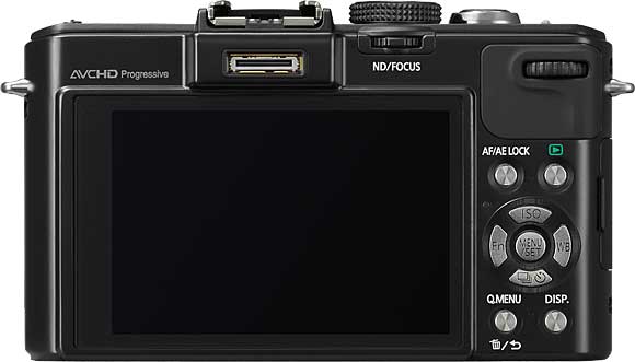 Panasonic Lumix DMC-LX7 Back View