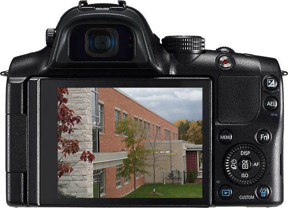 Samsung NX20 Back View