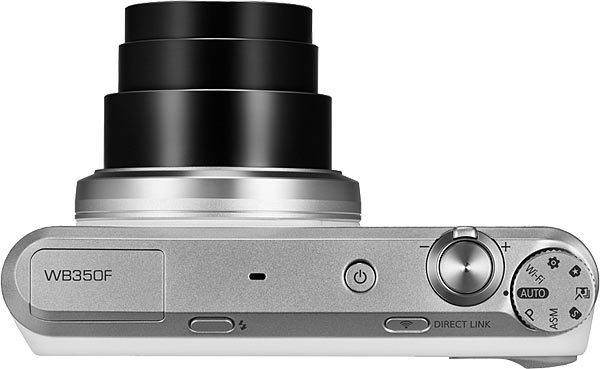 Samsung WB350F Top View